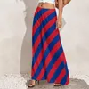 Frauenhose Farben gestreift gerade Nationalflagge Druck sexy breite weibliche übergroße Straßenmusterhose Street Modeer Hosen