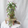 Fleurs décoratives plantes suspendues artificielles comme la vraie simulation de plante ivy fausse pour la ferme décoration murale de chambre à coucher de chambre à coucher
