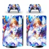 Klistermärken Kort Captor Sakura PS5 Standard Disc Skin Sticker Decal Cover för PlayStation 5 Console Controller PS5 Disk Skin Sticker