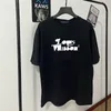 Yaz Yuvarlak Boyun Tişörtlü Desinger Saf Pamuk Kadın T-Shirt Klasik Mektup Baskı Kısa Kollu Gömlek Moda Gevşek Kadın Giysileri Tee CSD2404254-8