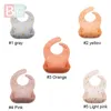 5Pc Silicone Bibs Baby Feeding Tableware Saliva Towel Waterproof Kid Bandana Burp Cloth Drooling Scarf Nurse Gifts 240422