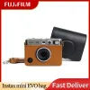 Frame PU Leather Protection Case Cover For Fujifilm Instax Mini EVO Instant Film Photo Camera Bag With Shoulder Removable Strap
