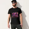 Polos masculinos Neon NYC Graffiti Art-Shirt Customs Design Suas próprias camisetas lisadas camisetas