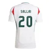 2024 Szoboszlai Sallai Soccer Jersey 24 25 Home Away Kerkez Botka Hungary Maillot de futol