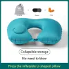 Pillow Travel Pillows Inflatable Super Light Portable U Shaped Pillow Portable Travel Pillow Aeration Outdoor Automatic Inflatable