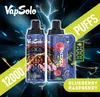 VapSolo Viking 12k wegwerpverdamper mesh spiraal Groothandel goedkoop oplaadbaar 650 Bettery Electronic Sigaretten Vaper