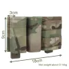 Holsters Tactical 5.56 9mm 1+2 Magazine Pouch KYWI Wedge Insert Shorty MAG Bag MOLLE M4 G17 AR15 Airsoft Belt Vest Gear with Maclice Clip