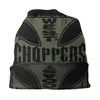 Beretti West Coast Chopper Iron Cross Cross Bernici Cappelli Hip Hop Men Women Cap berretto da sci caldo cappello a maglia in coda a doppio uso