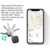 Alarme mini GPS tracker Bluetooth Key Finder Locator Antilost Alarm Smart Tag pour les portefeuilles Les articles d'animaux de compagnie fonctionnent avec iOS trouver mon application