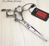 Hair Scissors new arrival professional barber hair cutting scissors KASHO 6.0 inch 9CR dragon handle Q240425