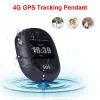 Accessoires 4G GPS Tracking Pendant V45 For Kids Elder Mini GPS Personal Tracker Alarm Talk Clock Imperproof
