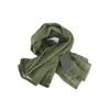 Bandanas 3PCS Tactical Scarf Camouflage Mesh Net Scarves Military Camo Scarfs Outdoor Sport Sniper Face Veil Wargame Camping Hunting