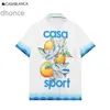 2023 Summer Mens Polo футболка по футболке Последние уличные пляжные спортивные спортивные спортивные беговые тренды