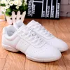 Boots Marwoo Cheerleading Shoes Children's Dance Shoes Competitive Aerobics Shoes Fitness Shoes Women's White Jazz Sports Shoes 610