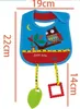 4PCS/LOT BRIN BIBS Kids Toddler Cartoon Saliva Redel Lunch Baberos Infant Waterproof Neckerchief 240422