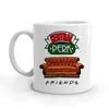 Mughe Central Perk Friends Travel Beer Berude in porcellana Coffee da tè cucine Dropi