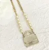 Designer Bag Pendant Neckor for Women Luxury 18k Gold Plated Copper Pearl Handbag Pendant Halsbandsmycken Hög kvalitet
