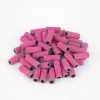 Bitar 3mm nagelsslipband rosa mini sebra slipband nagelborrbitar manikyr pedikyrverktyg tillbehör tillbehör