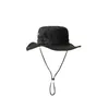 넓은 가슴 모자 모자 모자 남성 야외 낚시 모자 넓은 챙 모자 보호 여성 버킷 모자 여름 하이킹 낚시 모자 240424