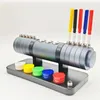 Watch Repair Kits 5 Cups Ceramic Dish Oiler Stand With Screwdrivers Dip Pins Holders Plastic Dust Covers For Watchmakers