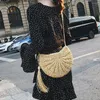 Tas kwastjes retro geweven strand messenger handtassen vrouwen meisjes franjes gehaakte rietje stroming schouder crossbody