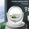 Irrigators Xiaomi Youpin Mirror 1X5X Magnification 360 Degree Rotation Portable Double Sided Desktop Intelligent With Light Makeup Mirror