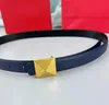 Proste pasy designerskie dla mężczyzn Ceinture Luxe Senior Women Belt Cinturones de Diseno Retro Pase Pas Pasp Top Luksusowa szerokość 2,5 cm 3,0 cm GA07 H4