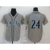 Baseball Jersey Mariners 24# Griffey 44# för fans