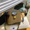 Diseñador Nuevo bolso cuadrado solucionada en caso de bacina Mujeres bolsos para el hombro bolsos de bolso de bolso de bolsillo de bolsillo de bolsillo