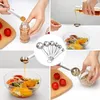 Measuring Tools Stainless Steel Spoons Cups Set Small Tablespoon Teaspoons 6 With Bonus Leveler For Dry And Liquid