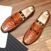 Chaussures décontractées phénkang hommes en cuir d'été baskets masculins masquers mouss