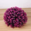 Decoratieve bloemen 30 cm Home Decor gesimuleerde grasbal indoor nep planten ornament paars kantoor