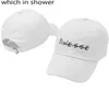 Które pod prysznicem Białe różowe czarne hafty haftowe Finesse Baseball Cap for Women Men Casual Curved Male Tad Hat Snapback Sun Hat Bone1468490