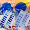 Kits Vendeeni 15 cores Blue Glitter Broken Diamond Gel Polhnet esmalte Shiny Soak Off UV LED LED Varnish unhas Decoração