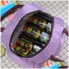 Bento Modebox Bags Boxen Organizer Stripe Druck dicker eingebrachtes Mittagsbeutel Wassersichere Handtasche für Büroschule Cam Hig Dh1rn