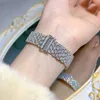 Perle wong rain luxury 100% 925 sterling argent 14 mm lab blanc sapphire gemmstone femme bracelets bracele wedding fête fine bijoux 240423