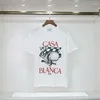 Herren T-Shirts 2024 Sommer marokkanischer Tennisclub T-Shirt-Tor von Fantasy-Muster gedruckt Tops Freizeit Frauen Baumwolle Kurzarm