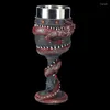 Mugs Chinese Dragon Tall Cup Creative Personality Cocktail Stainless Steel Liner Retro