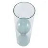 Vases Wedding Home Decoration Vase Glass Green Double-Wall Cylindrical Hydroponic Nordic Aesthetics