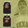 Nombre personalizado para hombres Jóvenes/niños Alex Caruso 21 Texas D1 Embajadores AAU Black Basketball Jersey 1 Top cosido S-6XL