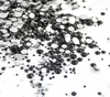 Mix Größen Jet 1000pcs Nagel Strasssteine flach Rücken Non -Fix Glitter Nagel Stones Diy 3D Telefone Dekorationen Lieferungen Black8649493