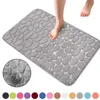 Mattes de bain tapis de bain pavé de salle de bain tapis de salle de bain Mat à sol en mousse Bathmat épais absorbant doux absorbant non glissant tapis lavable pour douche de bain