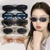 Lunettes de soleil Vintage ovales Fashion Retro Répèles Soleil Femelles Designer TRENDY UV400 HD Man Punk Shades Eyewear