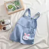 ROMPERS IENENS SOMMER KINDER KINDER COMEN JUMPER PANS DENIM KOMBEITSHERS SHORTS JEANS OUTSER TODDLER SIND SIND GIRL PLAYSITUTSUCHEN HOSSEN D240425