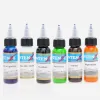 Tattoo Inks 14 Cores 30ml/Bottle Tatto Pigmment Set para Kit de arte de tatuagem corporal