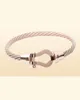 Designer Fereds Woman Bracele t MANGEMENT HORSESHOE BOUCLE BRACEAUX EN SEUX SECTION