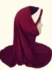 Hijabs hijab per bambini abito al dettaglio di 6 ~ 10 anni di taglia media (parte casuale della testa) Cap islamico Muslim Girl Hijab D240425