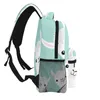 Rucksack Casual Simple Women for Teenage Travel Umhängetasche Zwei süße Cartoon Lama Alpaka