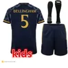 2023 2024 Real Madrids BELLINGHAM VINI JR soccer jerseys kids football kits socks 23 24 child home away third football jersey shirt camisetas futbol maillot11