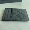 12Aミラー品質デザイナークラシックミニウォレット8cmリアルレザーカルフスキン女性男性ブラックファッションクラッチカードキーポーチコイン豪華な格子縞の財布最高品質のウィットボックス